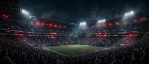 Estádio de futebol à noite — FuteMaxX